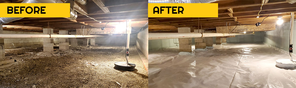 Before/After Crawl Spaces
