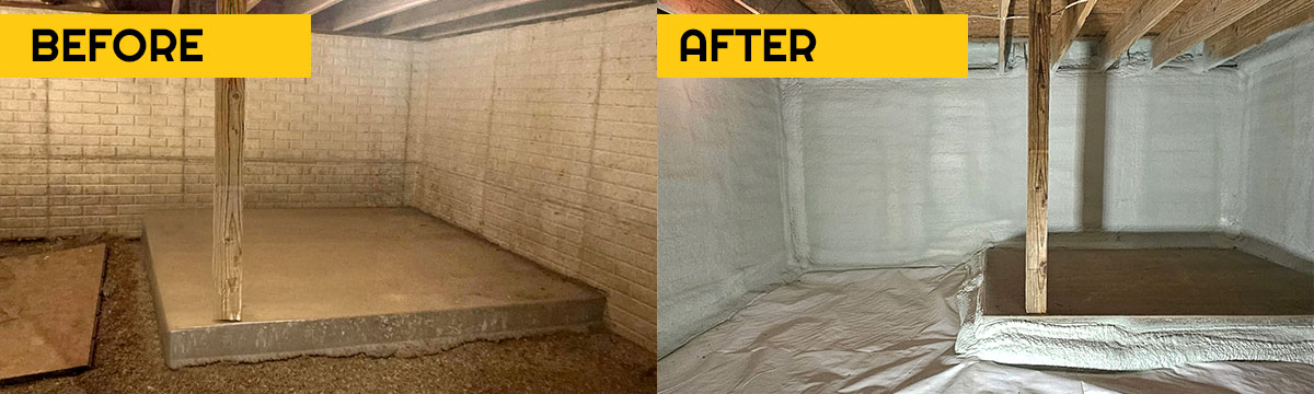 Before/After Crawl Spaces